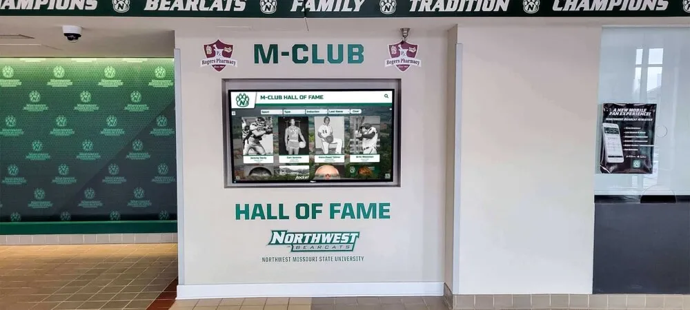 Northwest Missouri - Wall of Fame Installation