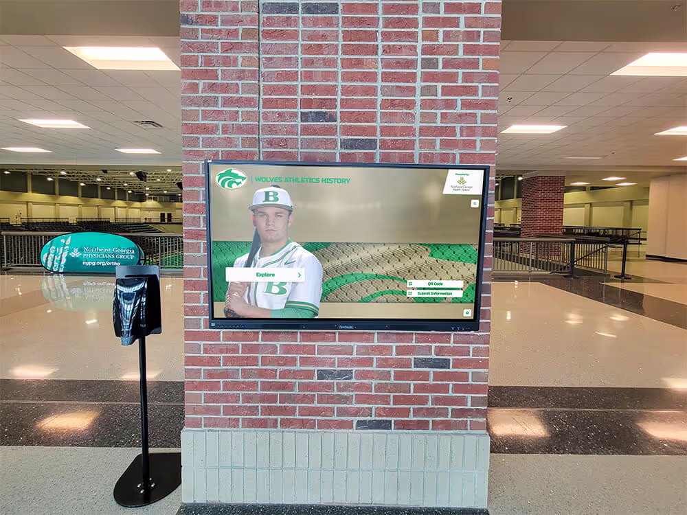 Buford School District - Wall of Fame Installation